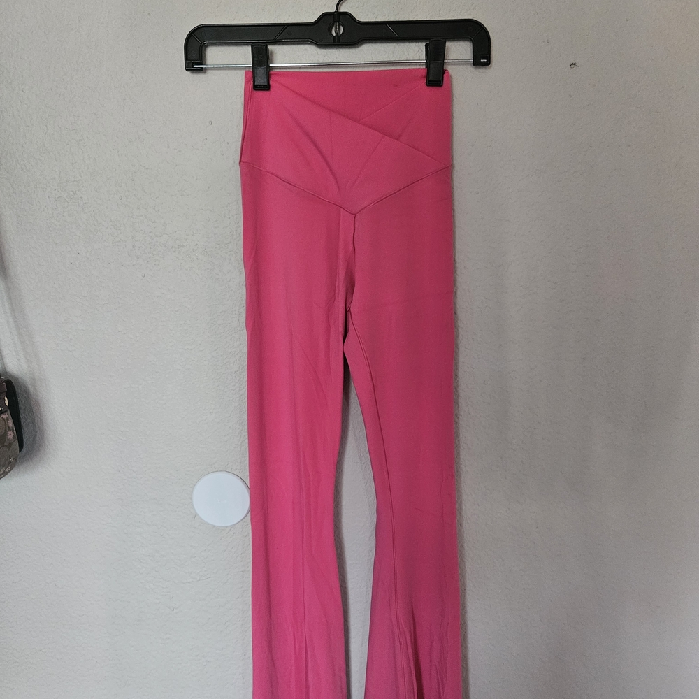 Aerie Pink Flared Leggings